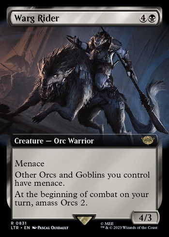Warg Rider (LTR) #831 | Dragon Shield MTG Card Manager