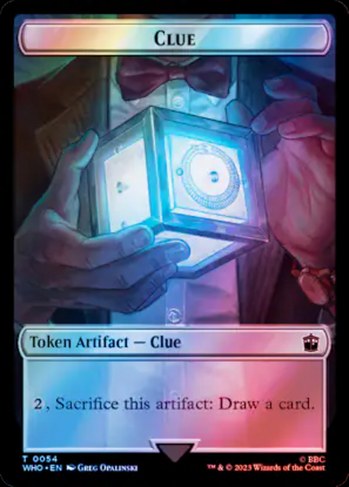 Clue Token (TWHO) #54 | Dragon Shield MTG Card Manager Clue Token (TWHO) #54 | Dragon Shield MTG Card Manager