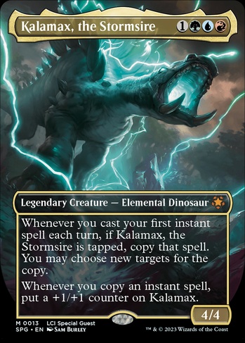 mtg cards that copy legendary creatures Kalamax, the Stormsire (SPG) #13 Can I copy for example