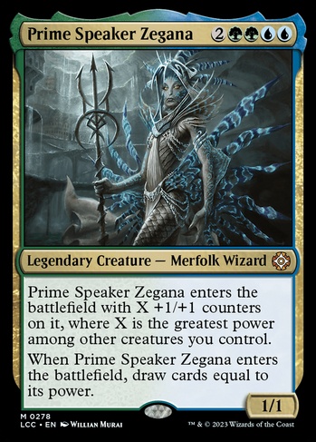 Prime Speaker Zegana (LCC) #278 | Dragon Shield MTG Card Manager
