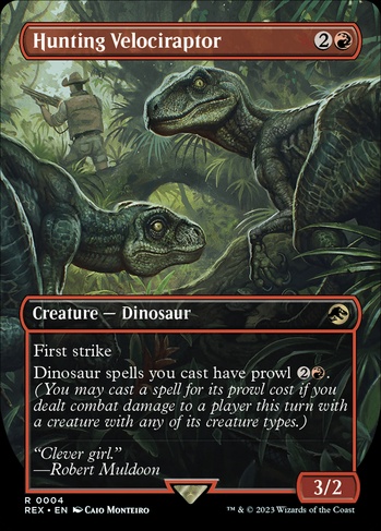 rex cards mtg What is the value of Indominus in Magic: The Gathering? then you may cast any number of spells from among those cards without paying their mana costs. Ravenous Tyrannosaurus #018 Foil from