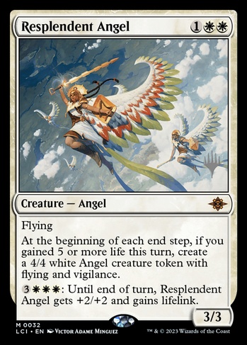 mtg cards that create angel tokens {Angel Token} // {Goblin Token} 4 Illustrated by Thomas Chamberlain Angel token (4/4)