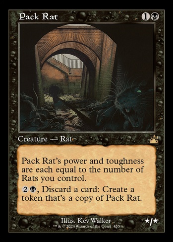 new rat card mtg Ravenous Rats [Eighth Edition] A procession of gifts with no end in sight. Plague Rats – MTG Size