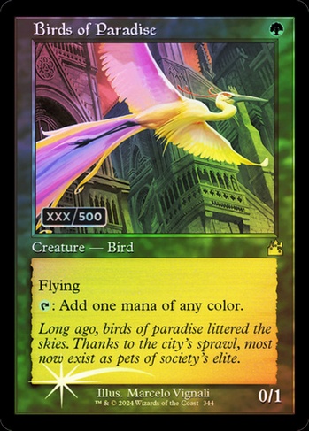 Birds of Paradise (RVR) #344z | Dragon Shield MTG Card Manager