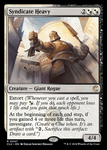 Syndicate Heavy (CLU) #47 | Dragon Shield MTG Card Manager Syndicate Heavy (CLU) #47 | Dragon Shield MTG Card Manager