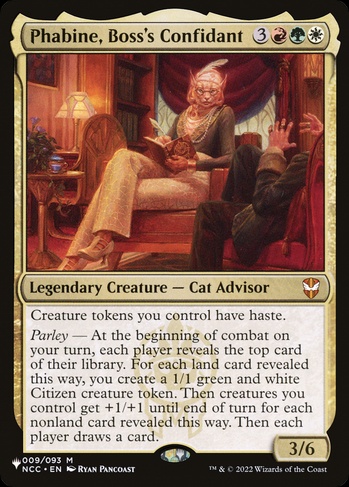 Phabine, Boss's Confidant (PLST) #NCC-9 | Dragon Shield MTG Card Manager