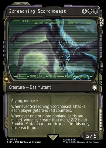 Screeching Scorchbeast (PIP) #332 | Dragon Shield MTG Card