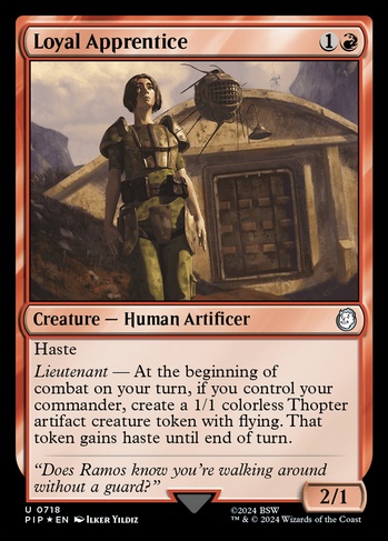 iron apprentice mtg card Iron Apprentice Print main image 0