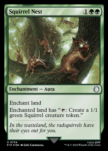 Squirrel Nest (PIP) #734 | Dragon Shield MTG Card Manager