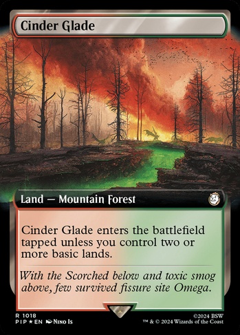 mtg cards that make lands enter untapped How to get tapped to come in in Magic the Gathering? Cinder Glade (PIP) #1018 |
