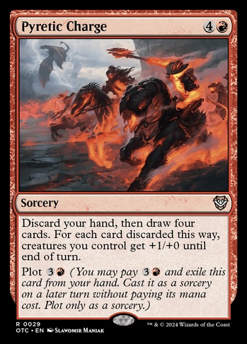 plot mtg cards Pyretic Charge (OTC) #29