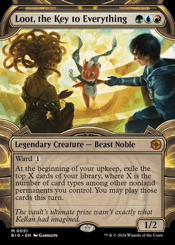 Loot, the Key to Everything (BIG) #51 | Dragon Shield MTG Card Manager