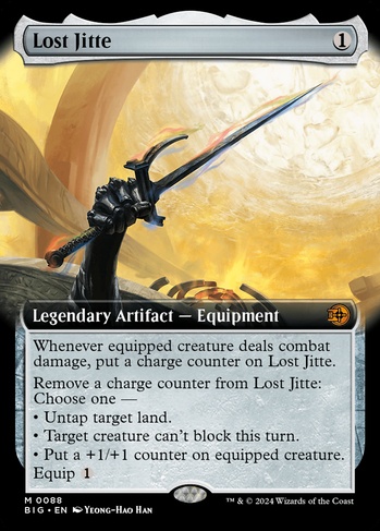 get lost mtg card Jitte (BIG) #88 Activate only as a sorcery.) Get Lost LCI #014 holo