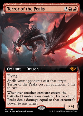 Terror of the Peaks (OTJ) #337 | Dragon Shield MTG Card Manager