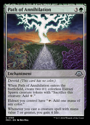 mtg devoid cards Path of Annihilation (MH3) #165 Rules Text: Devoid, Type: Creature,