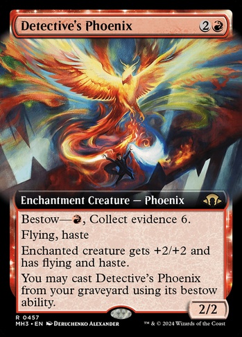 bestow cards mtg Detective's Phoenix (MH3) #457