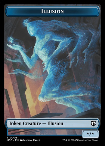 Illusion Token (x/x) (TM3C) #6 | Dragon Shield MTG Card Manager