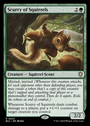 Scurry of Squirrels (BLC) #33 | Dragon Shield MTG Card Manager
