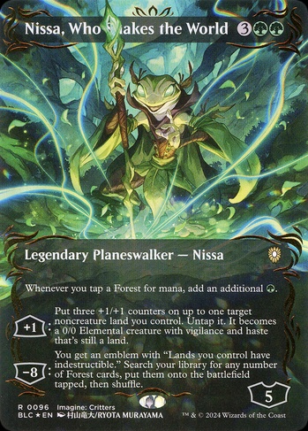 Nissa, Who Shakes the World (BLC) #96 | Dragon Shield MTG Card Manager