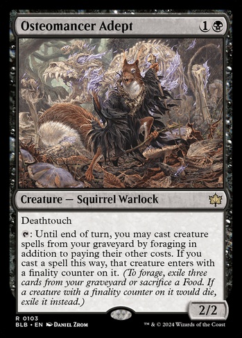 Osteomancer Adept (BLB) #103 | Dragon Shield MTG Card Manager