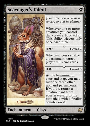 Scavenger's Talent (BLB) #111 | Dragon Shield MTG Card Manager Scavenger's Talent (BLB) #111 | Dragon Shield MTG Card Manager