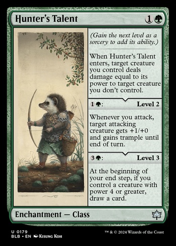 Hunter's Talent (BLB) #179 | Dragon Shield MTG Card Manager