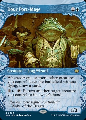 Dour Port-Mage (BLB) #303 | Dragon Shield MTG Card Manager