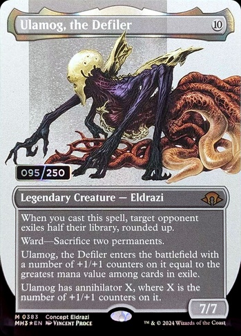annihilator cards mtg Magic The Gathering - Pathrazer of Ulamog - Single Card - Colorless Creature - Eldrazi - 9/9 Power/Toughness - 3 - Ungraded - Uncommon - Rise of the Eldrazi and gains trample Ulamog, the Defiler (MH3) #383z