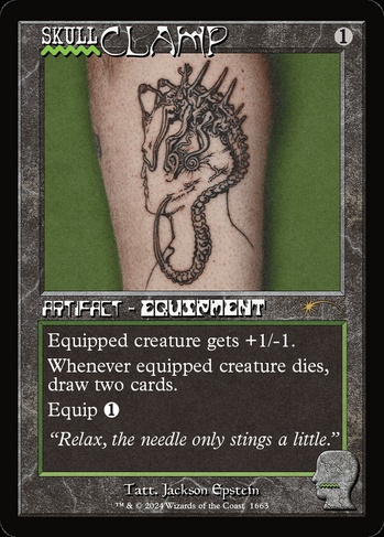 Skullclamp (SLD) #1663 | Dragon Shield MTG Card Manager