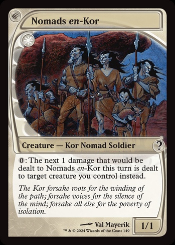 mtg deals damage equal to cards in hand Magic The Gathering Nomads en-Kor Future Sight main image 0