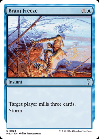 Brain Freeze (MB2) #24 | Dragon Shield MTG Card Manager