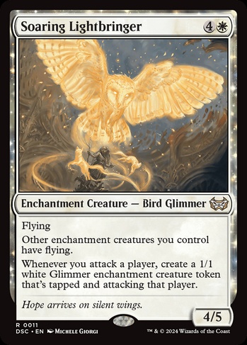 mtg cards that grant flying Soaring Lightbringer (DSC) #11