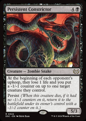 Persistent Constrictor (DSC) #22 | Dragon Shield MTG Card Manager
