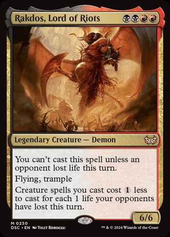Rakdos, Lord of Riots (DSC) #230 | Dragon Shield MTG Card Manager Rakdos, Lord of Riots (DSC) #230 | Dragon Shield MTG Card Manager