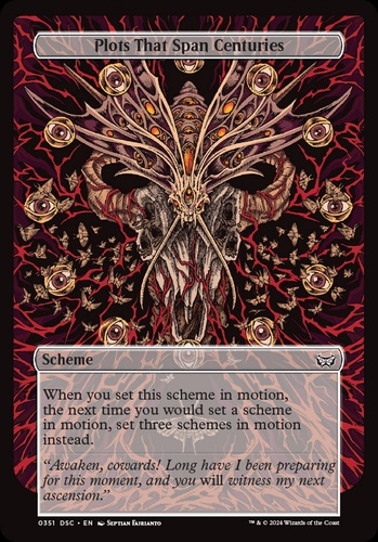 mtg duskmourn poster cards Overlord of the Balemurk Art Card (Gold-Stamped Signature) [Duskmourn:  House of Horror Art Series] | MTG Single