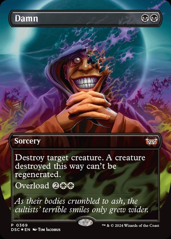 damn mtg card Magic The Gathering - Modern Horizons 2 - A creature destroyed this way cant be regenerated Damnation - NamuWiki