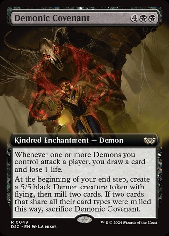 Demonic Covenant (DSC) #49 | Dragon Shield MTG Card Manager