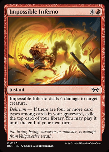Impossible Inferno (DSK) #140 | Dragon Shield MTG Card Manager