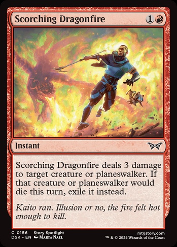 Scorching Dragonfire (DSK) #156 | Dragon Shield MTG Card Manager
