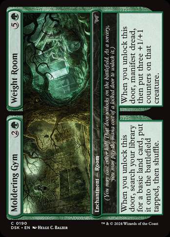 Moldering Gym // Weight Room (DSK) #190 | Dragon Shield MTG Card Manager
