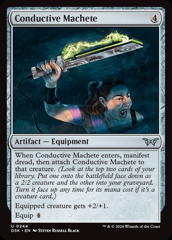 Conductive Machete (DSK) #244 | Dragon Shield MTG Card Manager
