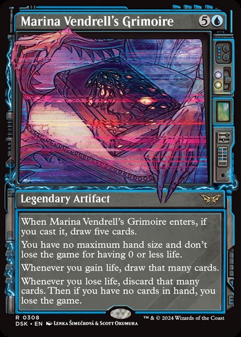 Marina Vendrell's Grimoire (DSK) #308 | Dragon Shield MTG Card Manager