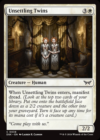 mtg manifest double faced cards Copy // Manifest Double-Sided Token
