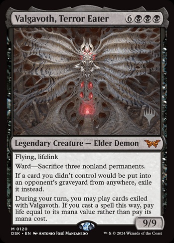Valgavoth, Terror Eater (PDSK) #120p | Dragon Shield MTG Card Manager