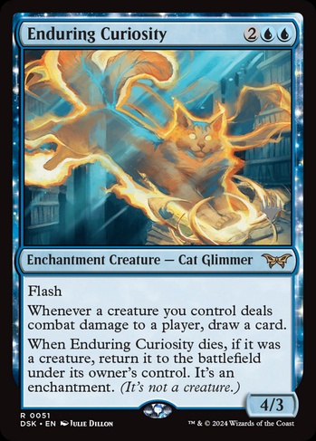 Enduring Curiosity (PDSK) #51p | Dragon Shield MTG Card Manager