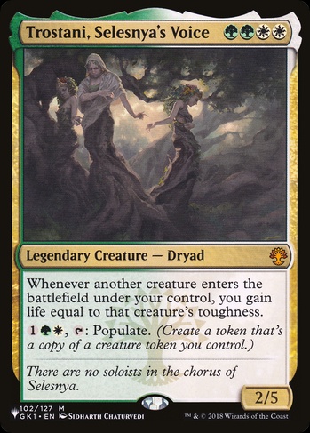 mtg selesnya cards 2012 Wizards of the Coast Magic: The Gathering (Put a token onto the battlefield thats a copy of a creature token you control.) Art by Chippy Magic The Gathering Trading Card