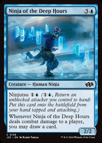 Ninja of the Deep Hours (J25) #108 | Dragon Shield MTG Card