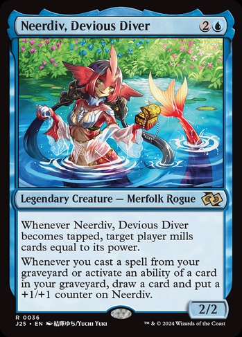 Neerdiv, Devious Diver (J25) #36 | Dragon Shield MTG Card Manager