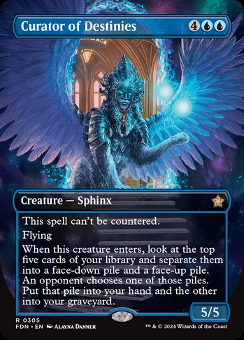 Curator of Destinies (FDN) #305 | Dragon Shield MTG Card Manager