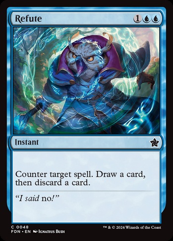 Refute (FDN) #48 | Dragon Shield MTG Card Manager Refute (FDN) #48 | Dragon Shield MTG Card Manager